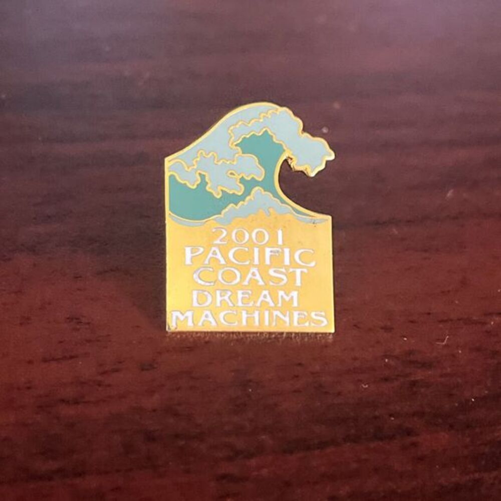 2001 Pacific Coast Dream Machines Waves Lapel Hat Pin